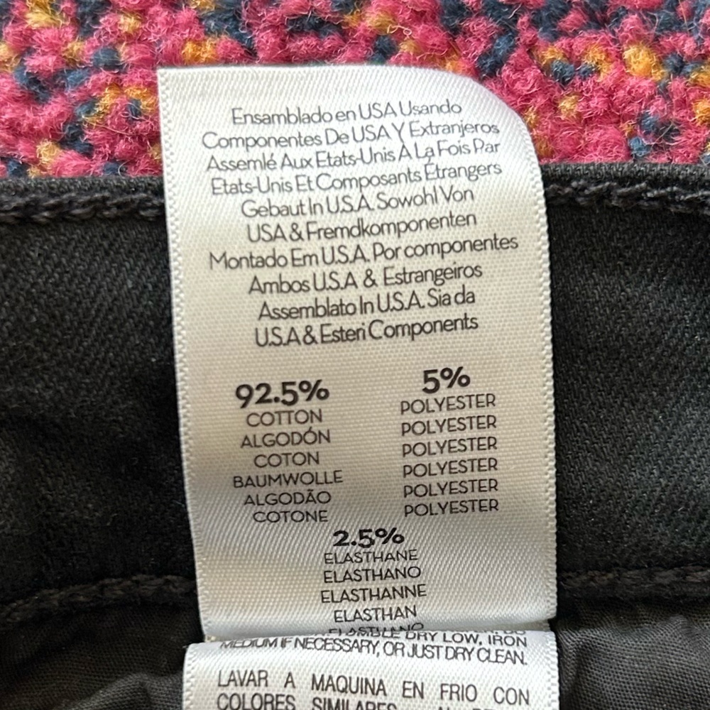 MOTHER | Women's Black The Pixie Dazzler Ankle Fray Jeans in not guilty, size 25 - Picture 13 of 16